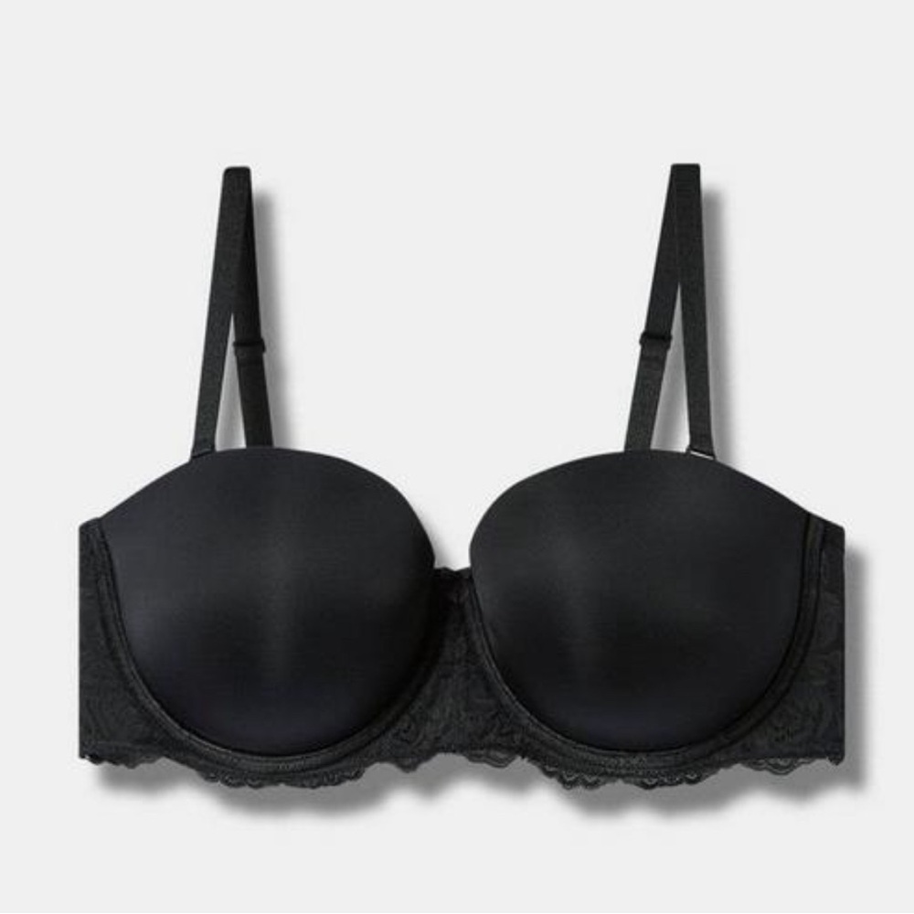 Torrid Bombshell Lightly Lined Multi-Way Strapless Bra Size 44DDD